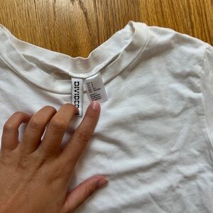 H&M white t shirt - small